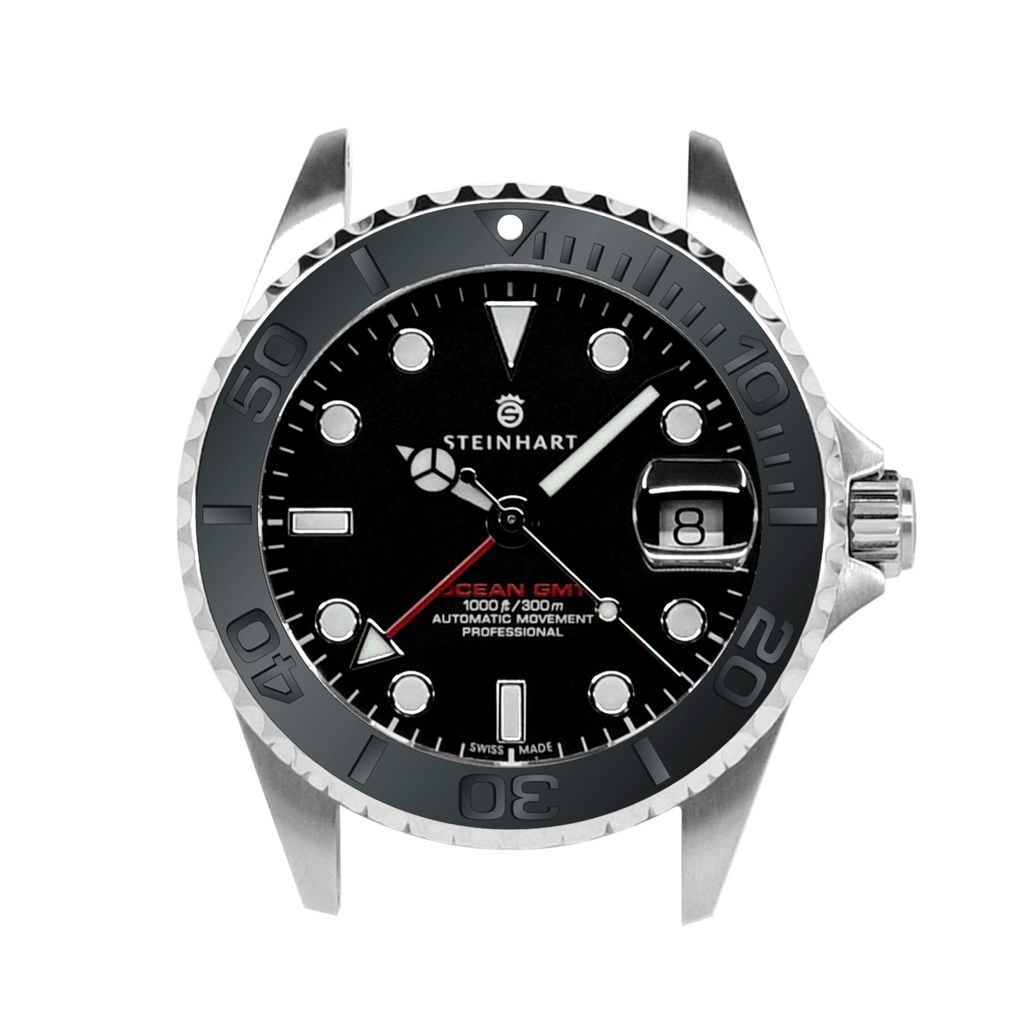 Ocean 39 Ceramic: YM style ceramic bezel insert Black