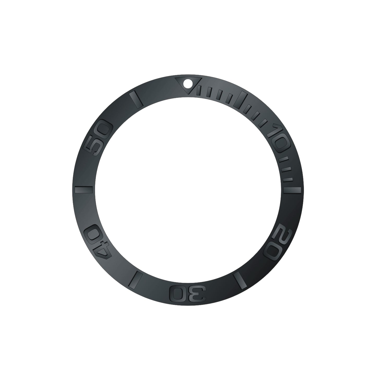 Ocean 39 Ceramic: YM style ceramic bezel insert Black