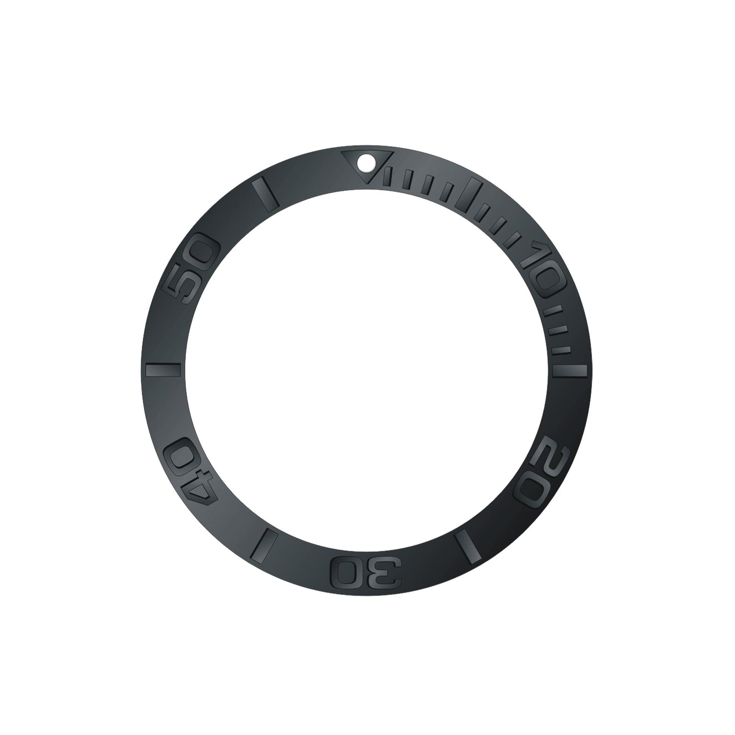 Ocean One Ceramic: YM style ceramic bezel insert Black