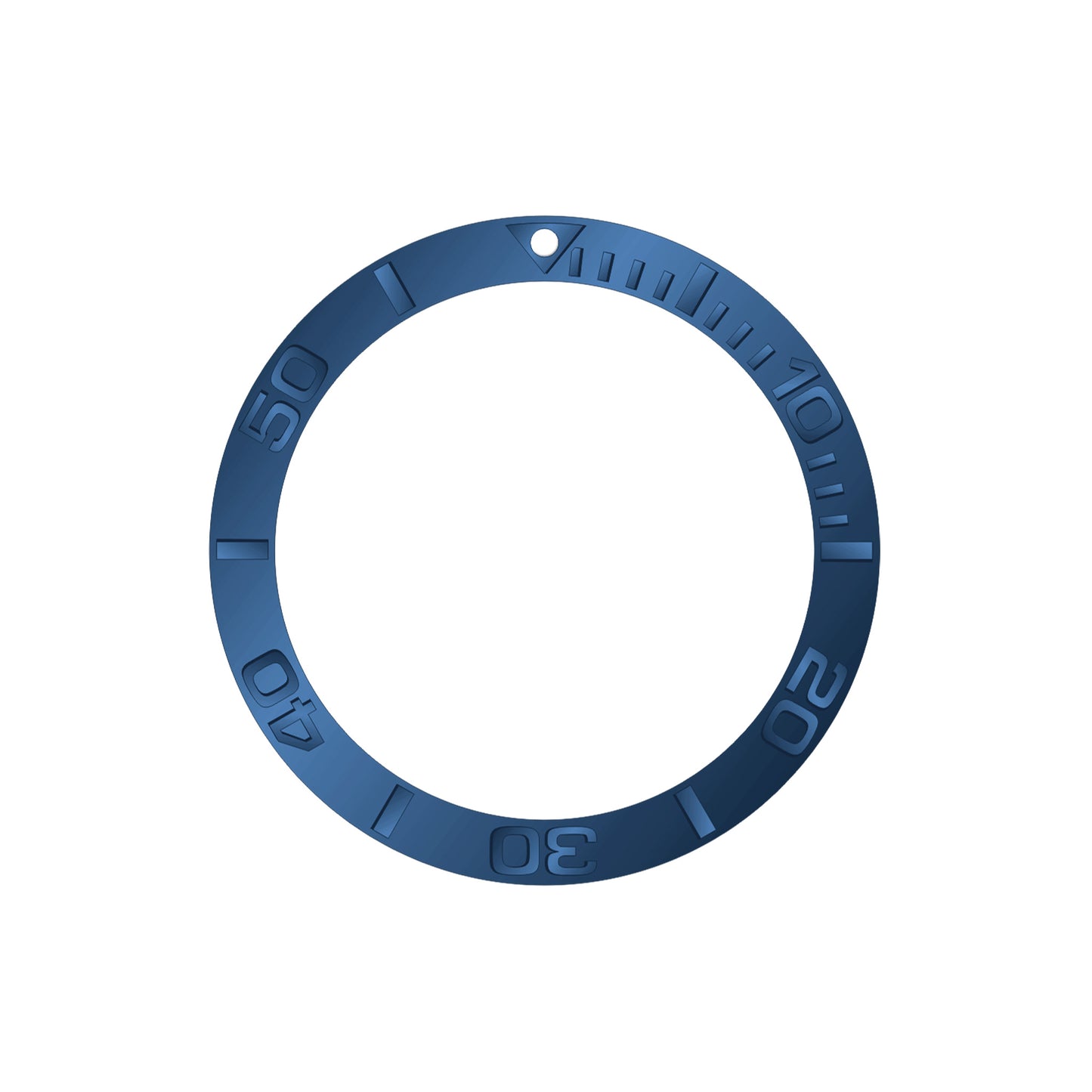 Ocean 39 Aluminum: YM style ceramic bezel insert Blue