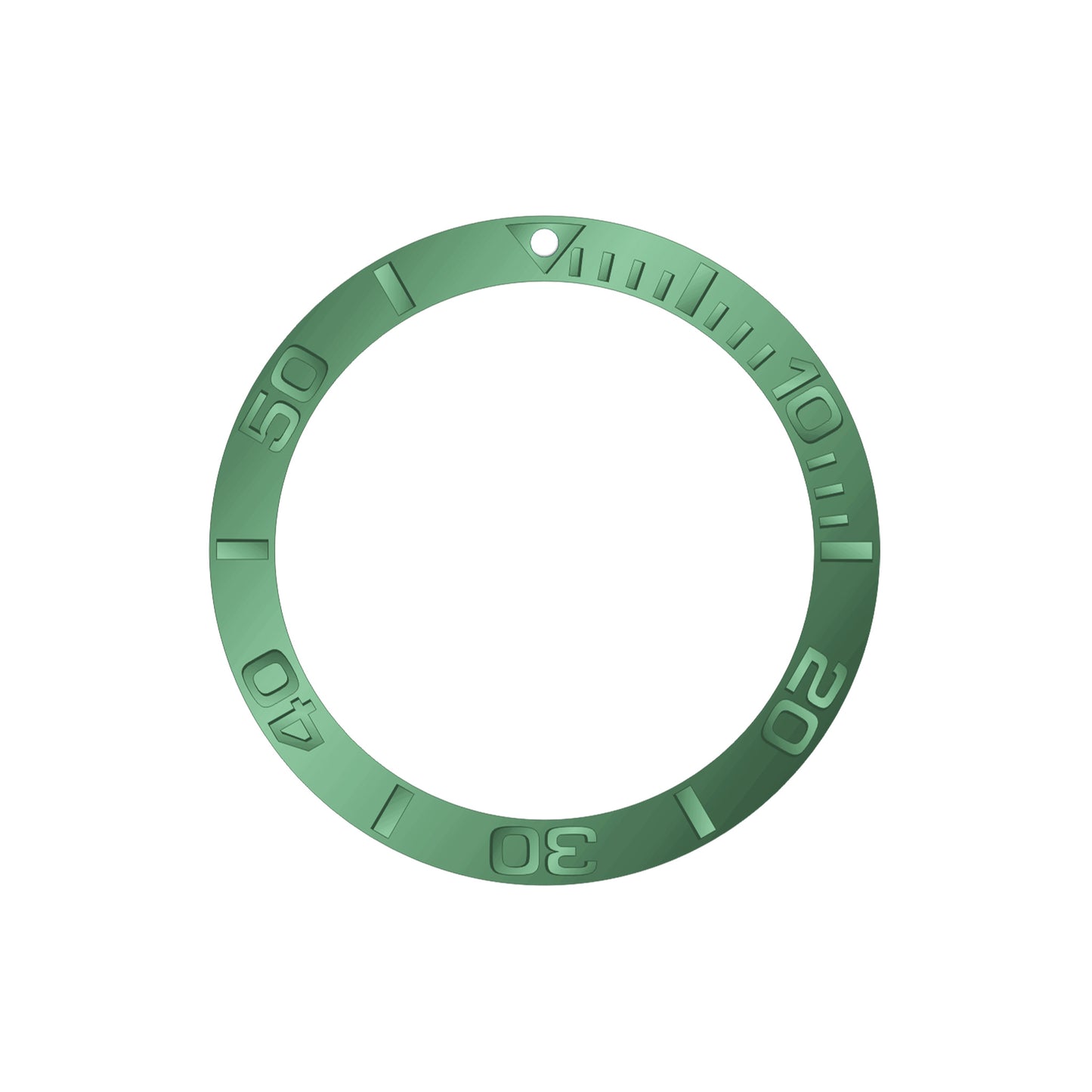Ocean 39 Aluminum: YM style ceramic bezel insert Green