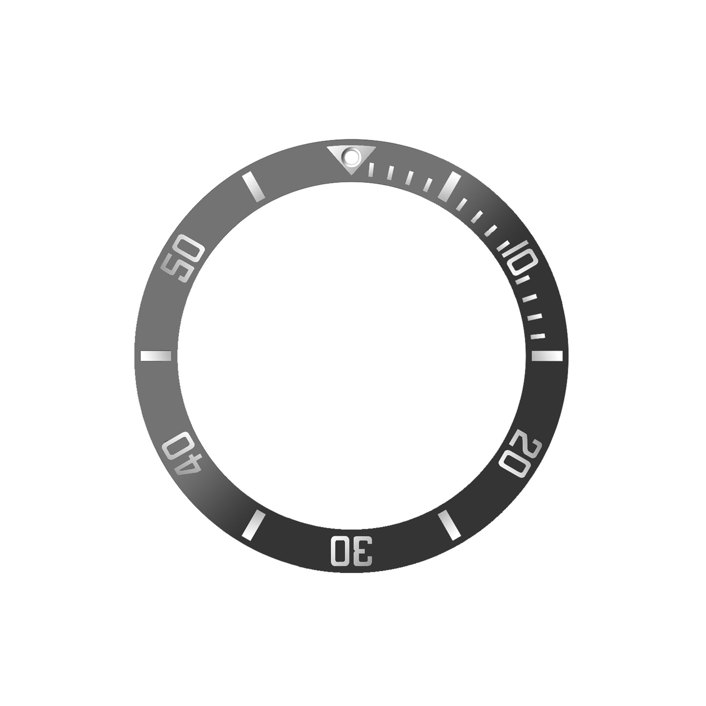 Ocean 39 Ceramic: Sub style ceramic bezel insert Black