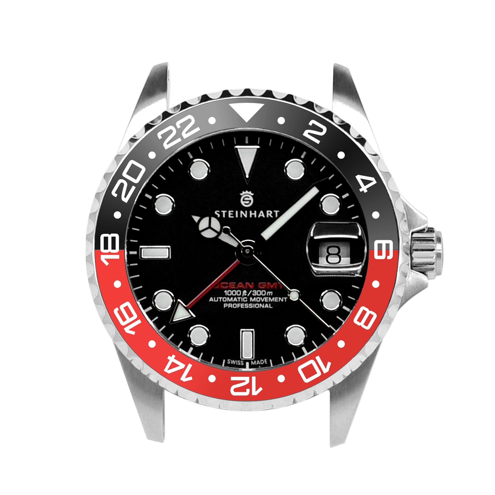 Ocean 44 Steinhart Gmt Black Red Ocean 39 Aluminum: GMT Style