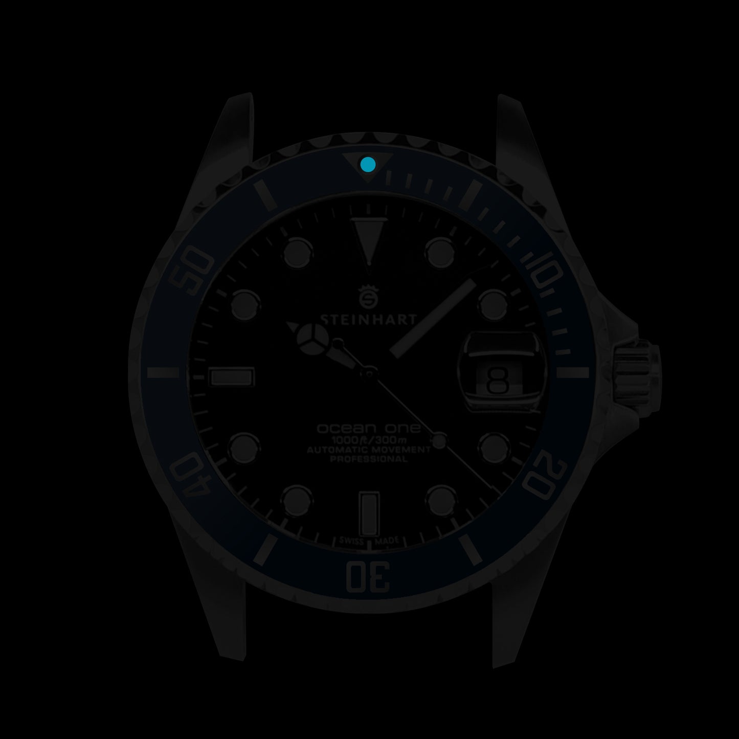 Ocean 39 Ceramic: Sub style ceramic bezel insert Navy Blue