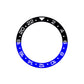 GMT Style Ceramic Bezel Insert Black/Blue (Dark Knight)