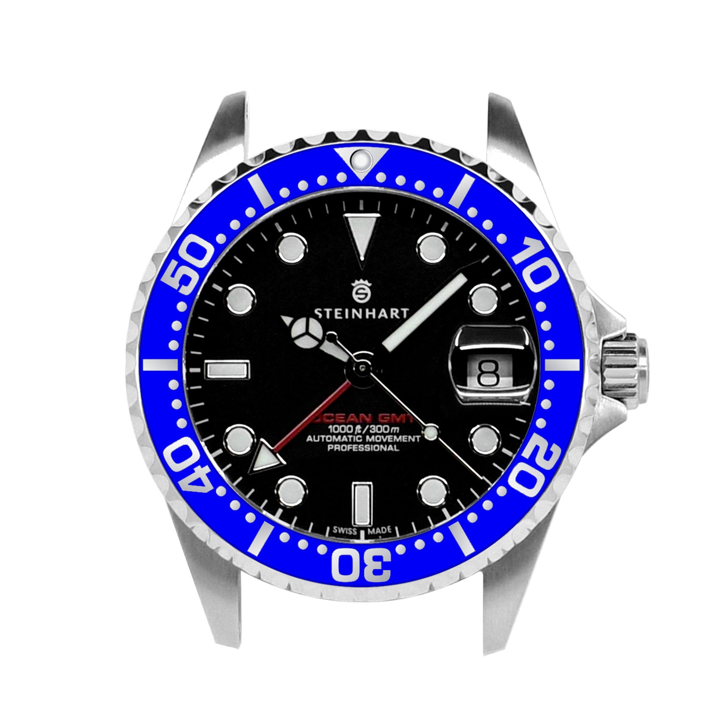 Ocean 39 Ceramic: Sub style ceramic bezel insert Blue