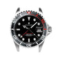 Ocean 39 Aluminum: Sub style ceramic bezel insert Red Minute