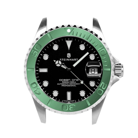 Ocean 39 Aluminum: YM style ceramic bezel insert Green