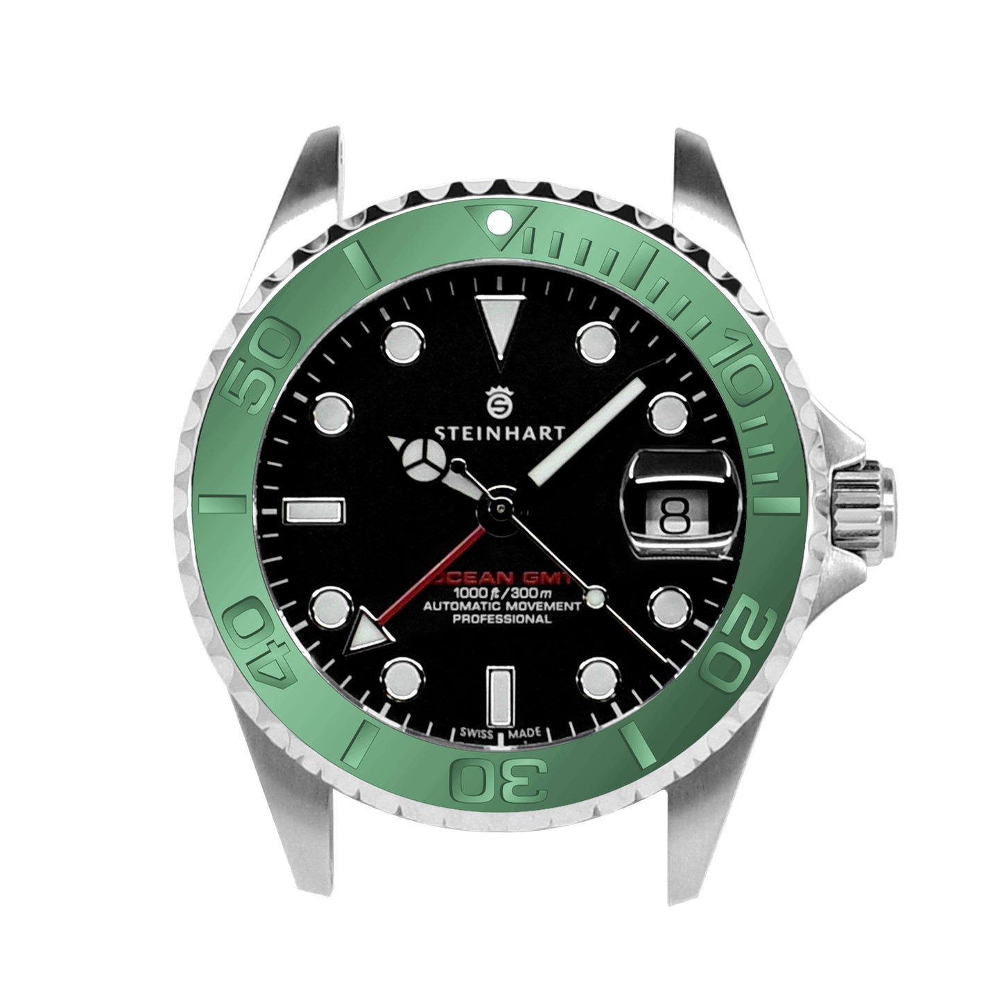 Ocean One Ceramic: YM style ceramic bezel insert Green