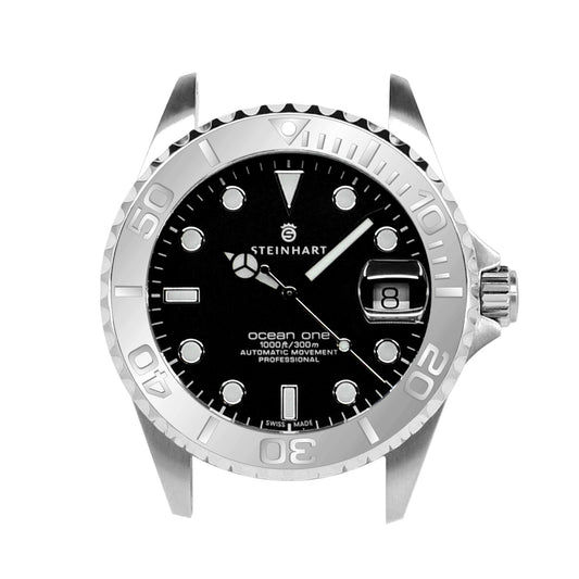 Ocean 39 Aluminum: YM style ceramic bezel insert Silver