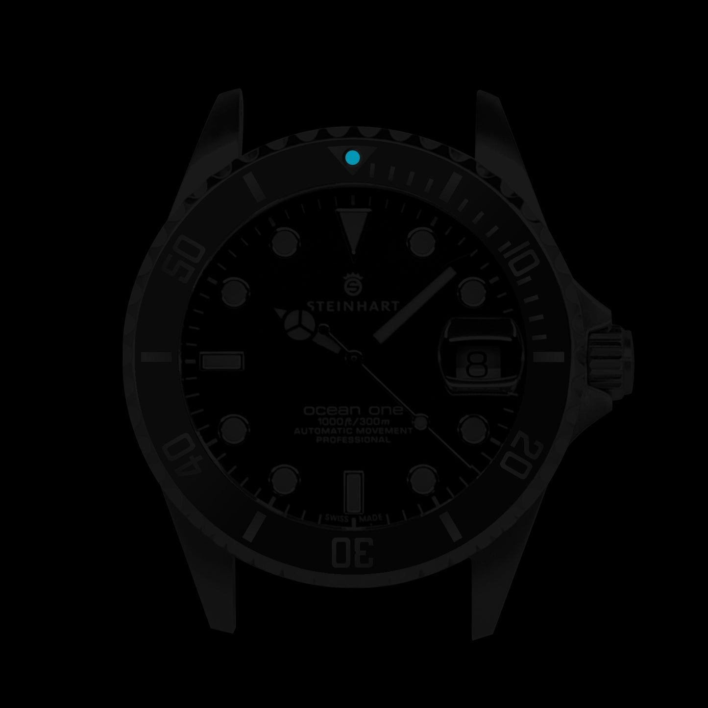 Ocean 39 Ceramic: Sub style ceramic bezel insert Black