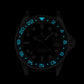 Ocean 39 Aluminum: GMT style ceramic bezel insert Black/Navy Blue (Dark Knight)