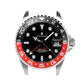 Ocean 39 Aluminum: GMT style ceramic bezel insert Black/Red (Coke)