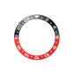 Ocean One Aluminum: GMT style ceramic bezel insert Black/Red (Coke)