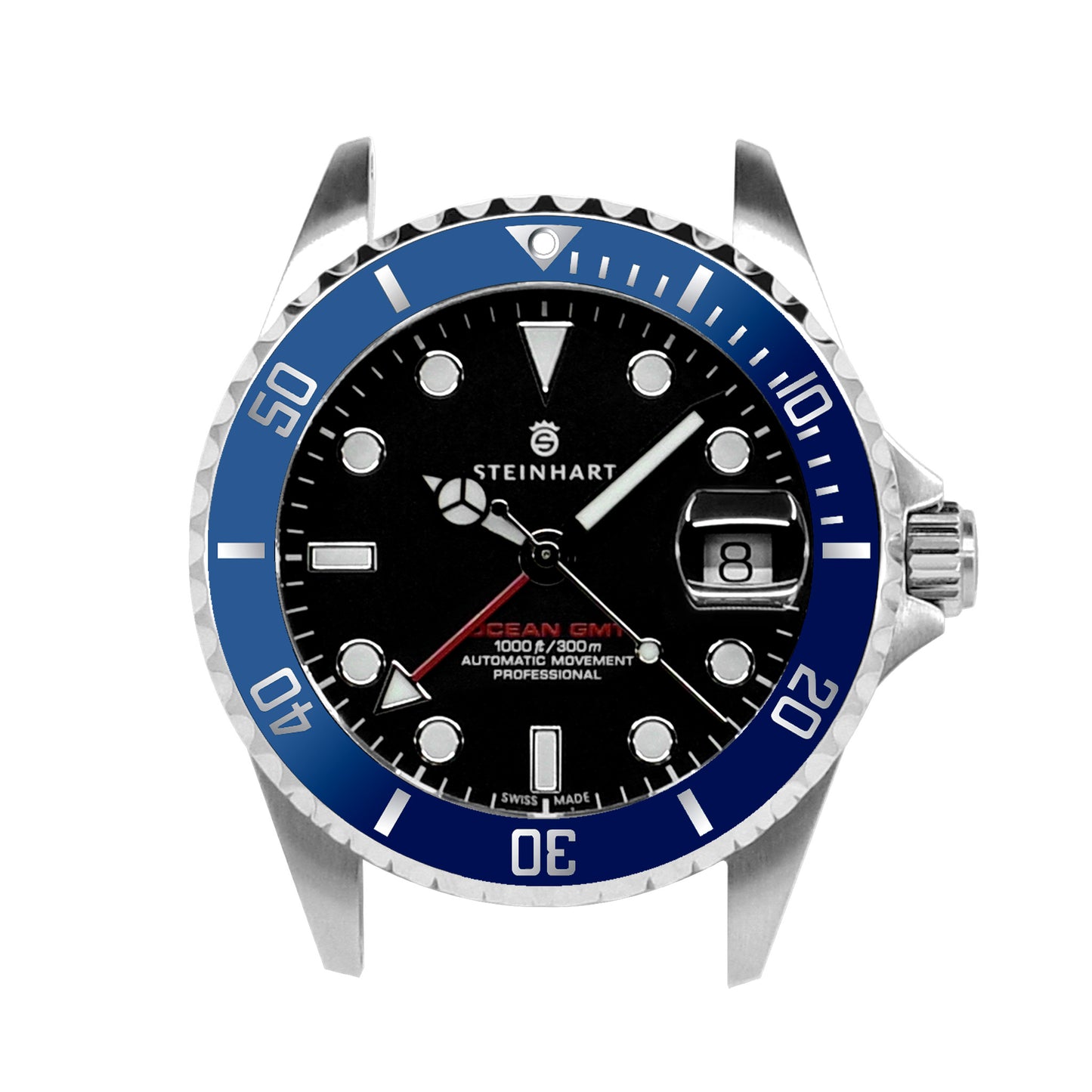 Ocean One Aluminum: Sub style ceramic bezel insert Navy Blue