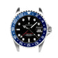 Ocean One Ceramic: GMT style ceramic bezel insert Navy Blue