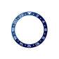 Ocean One Aluminum: GMT style ceramic bezel insert Navy Blue