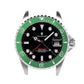 Ocean 39 Aluminum: Sub style ceramic bezel insert Green