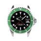 Ocean One Aluminum: Sub style ceramic bezel insert Green