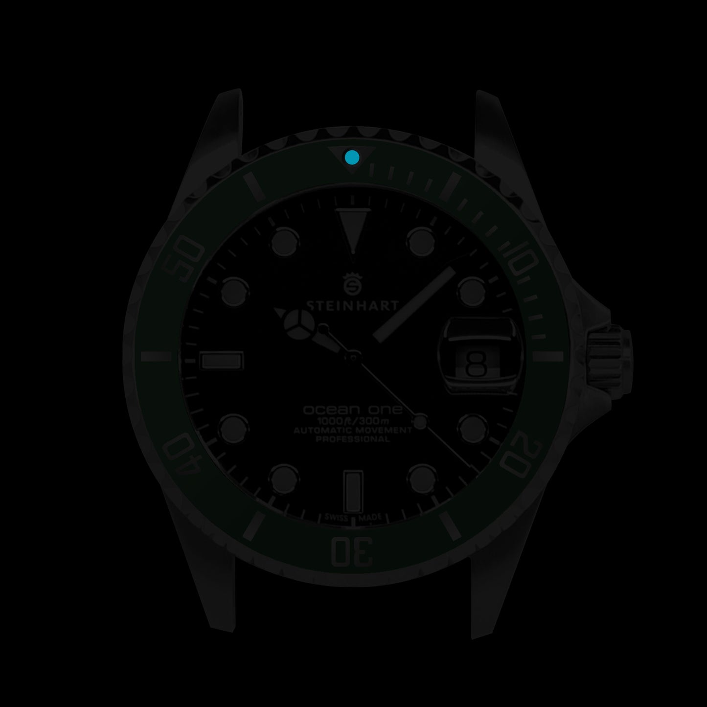 Ocean 39 Ceramic: Sub style ceramic bezel insert Green