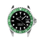 Ocean One Aluminum: GMT style ceramic bezel insert Green