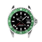 Ocean One Aluminum: GMT style ceramic bezel insert Green