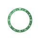 Ocean One Aluminum: GMT style ceramic bezel insert Green