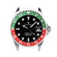 Ocean One Ceramic: GMT style ceramic bezel insert Green/Red (Castrol)