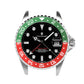 Ocean One Ceramic: GMT style ceramic bezel insert Green/Red (Castrol)